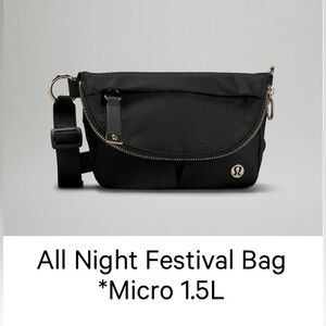 Lululemon All Night Festival Bag 1.5L